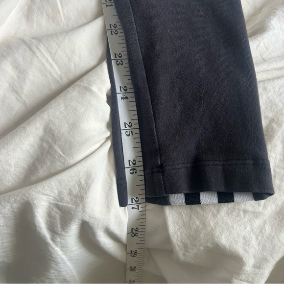 Adidas Womens Black Joggers with White Accents - Picture 4 of 9